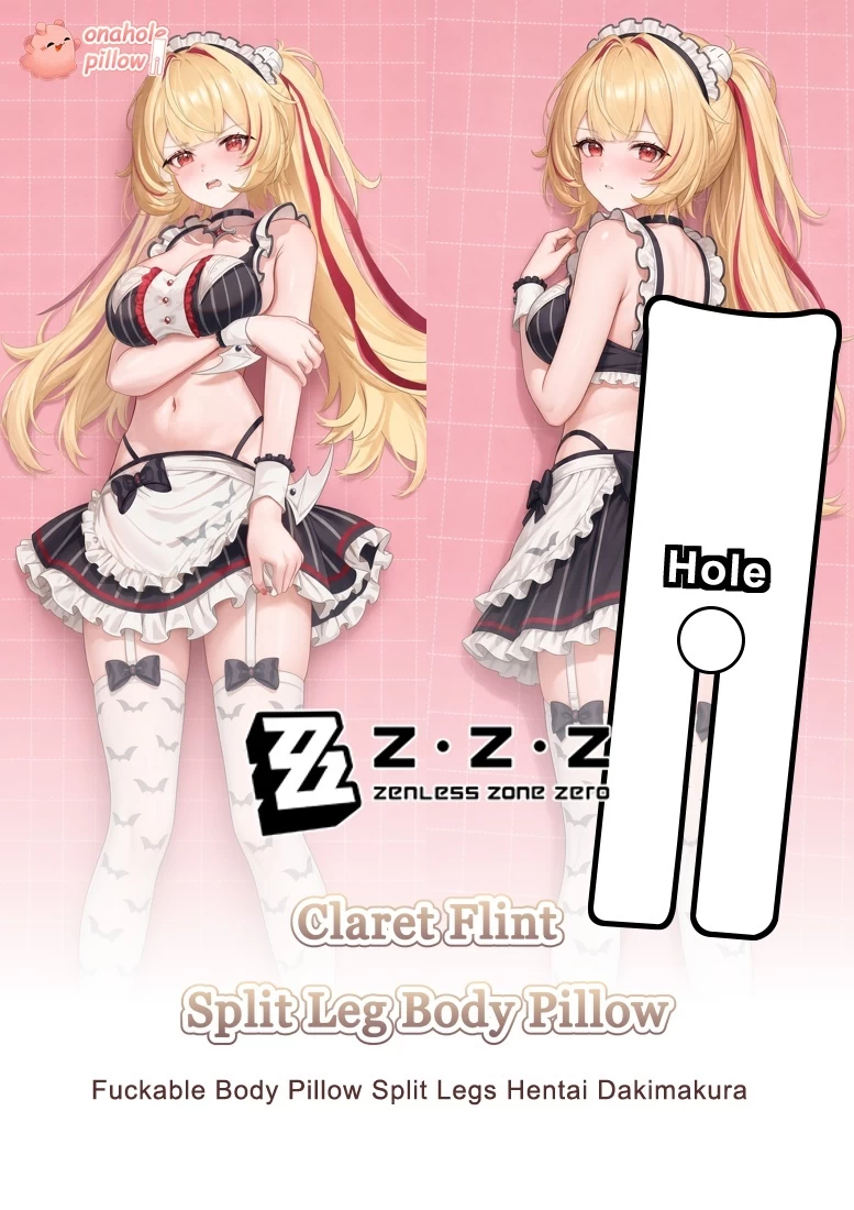 Claret Flint Zenless Zone Zero Split Leg Dakimakura Body Pillow