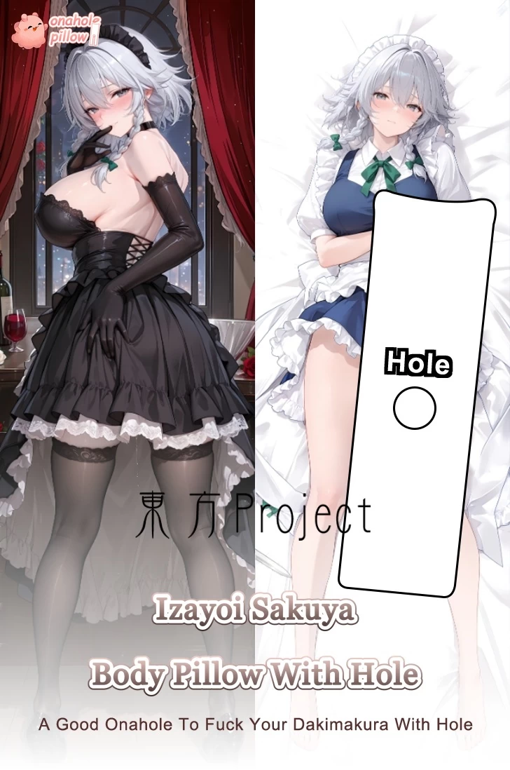 Izayoi Sakuya Touhou Project Full Body Onahole Dakimakura Pillow