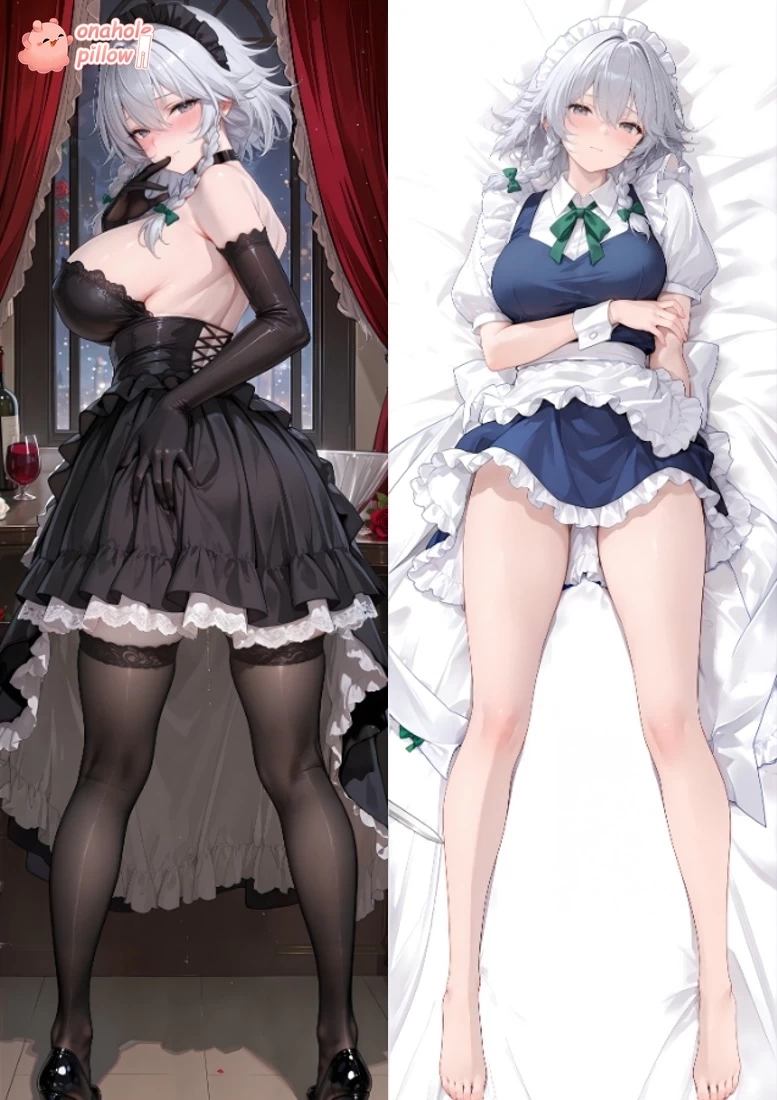 Izayoi Sakuya Touhou Project Split Leg Dakimakura Body Pillow