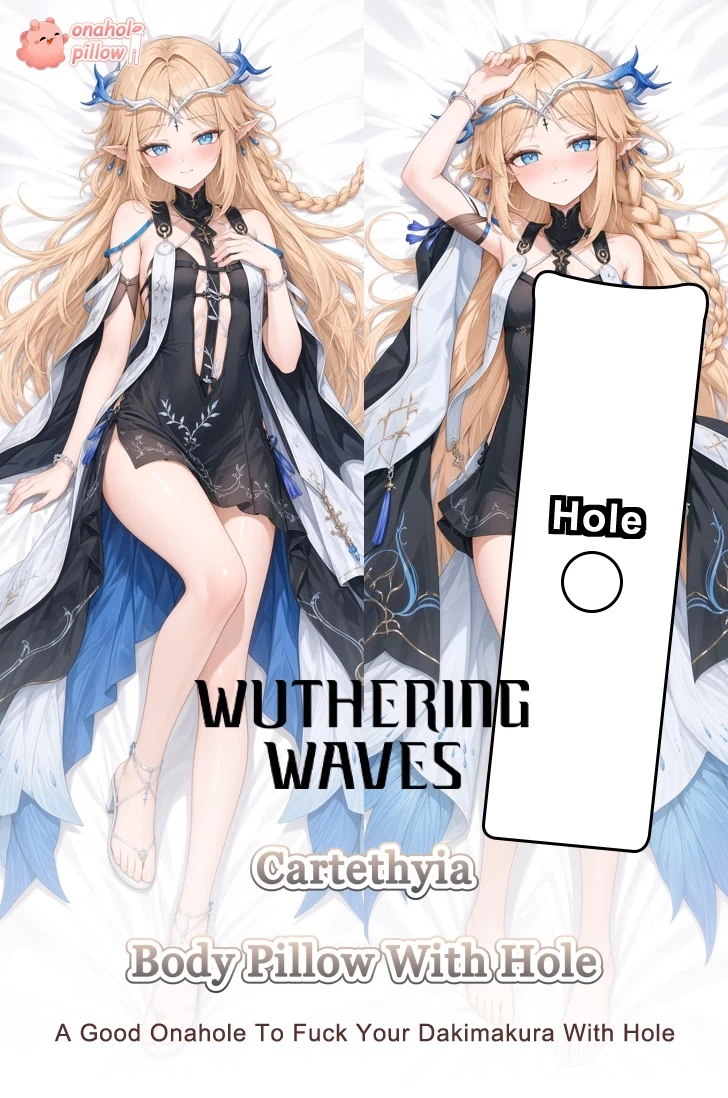 Cartethyia Wuthering Waves Full Body Fuckable Body Pillow with Hole Anime Waifu Design