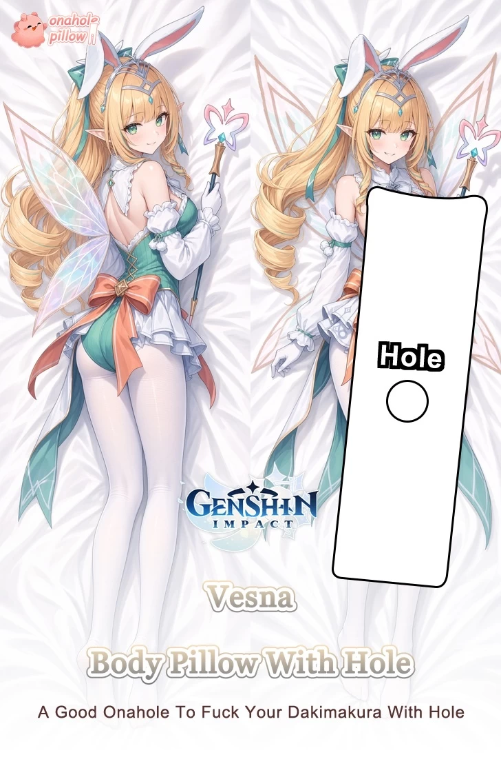 Vesna Genshin Impact Full Body Onahole Body Pillow with Inner Pillow Options