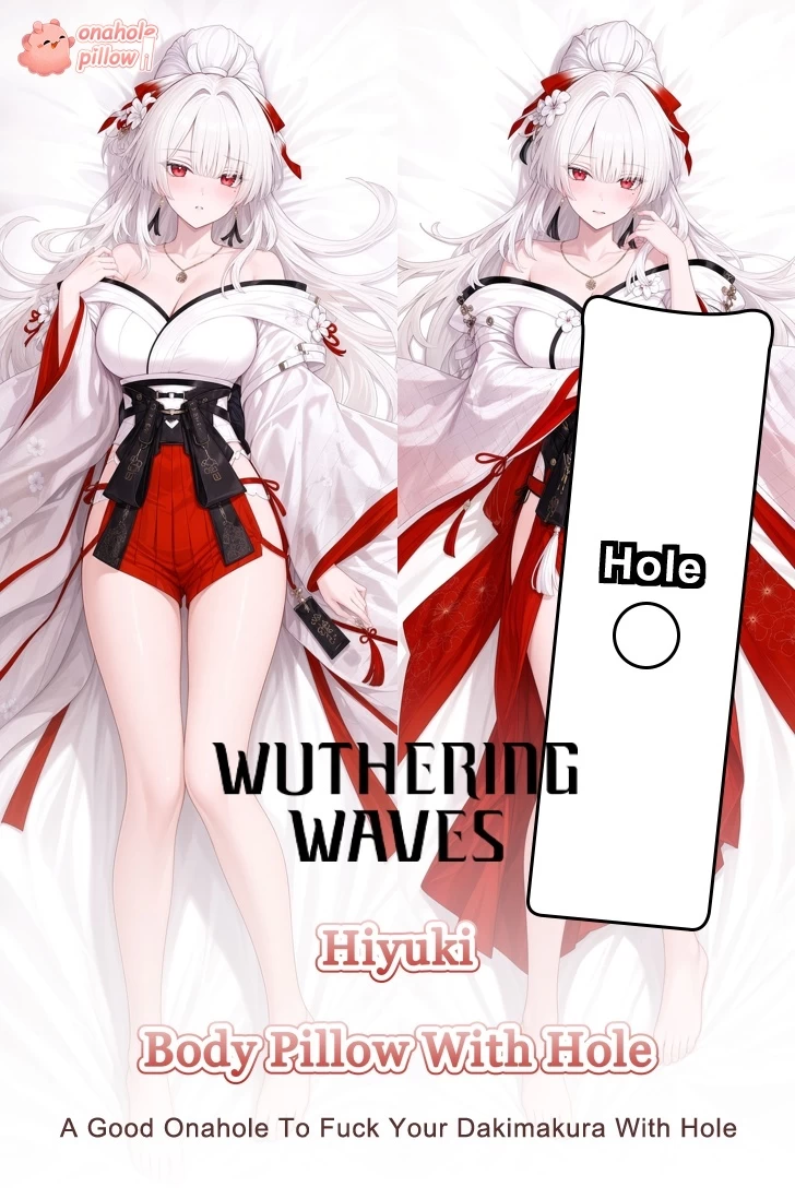 Hiyuki Wuthering Waves Full Body Dakimakura with Hole Anime Character Design