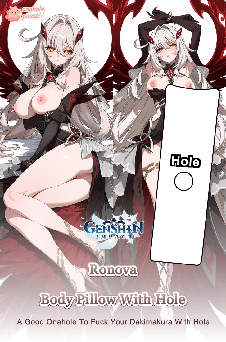 Ronova Genshin Impact Full Body Onahole Dakimakura Anime Character Design