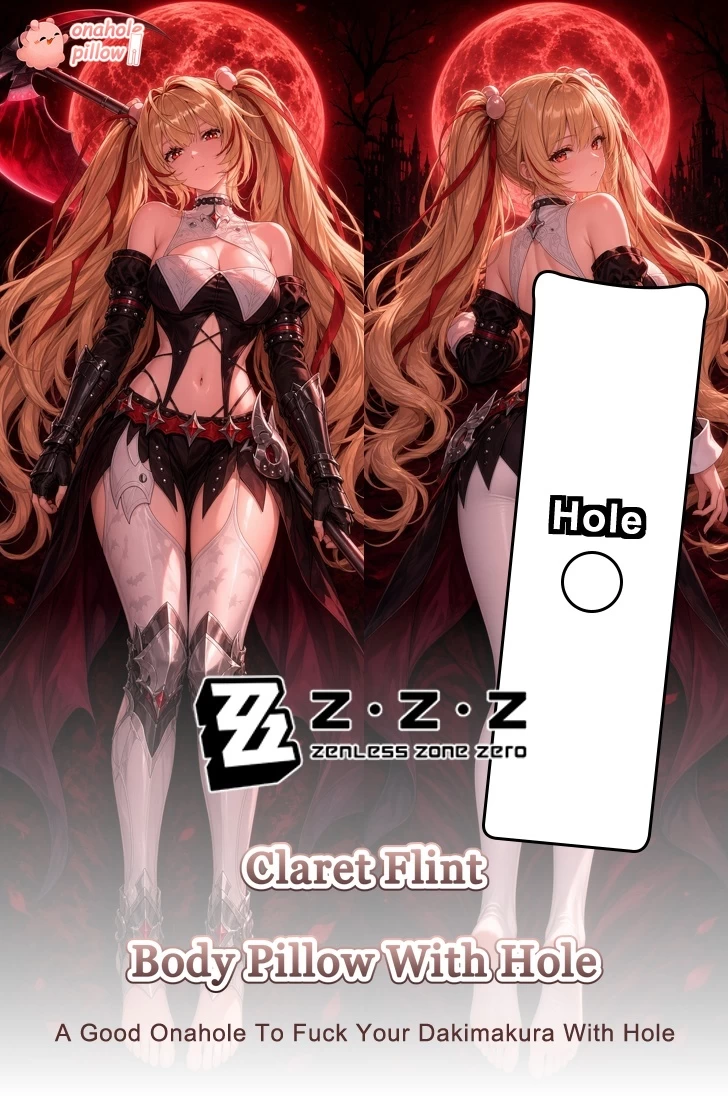 Claret Flint Zenless Zone Zero Full Body Onahole Dakimakura Adult Anime Collectible