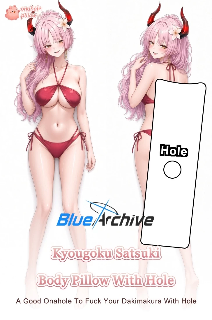 Kyougoku Satsuki Blue Archive Full Body Dakimakura with Hole Anime Girlfriend Design