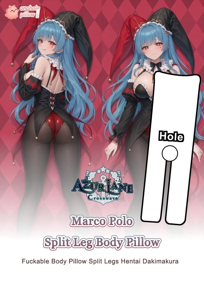 Marco Polo Azur Lane Between Legs Pillow with Hole