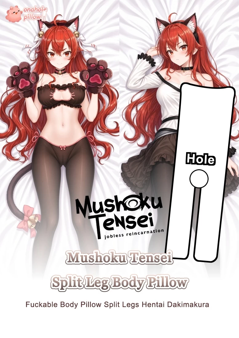 Mushoku Tensei Between Legs Body Pillow with Hole Anime Character Design