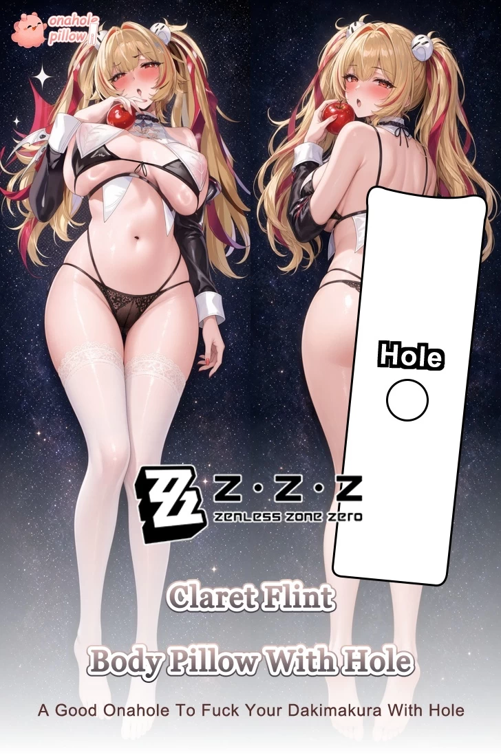 Claret Flint Zenless Zone Zero Full Size Onahole Body Pillow Anime Girlfriend Design