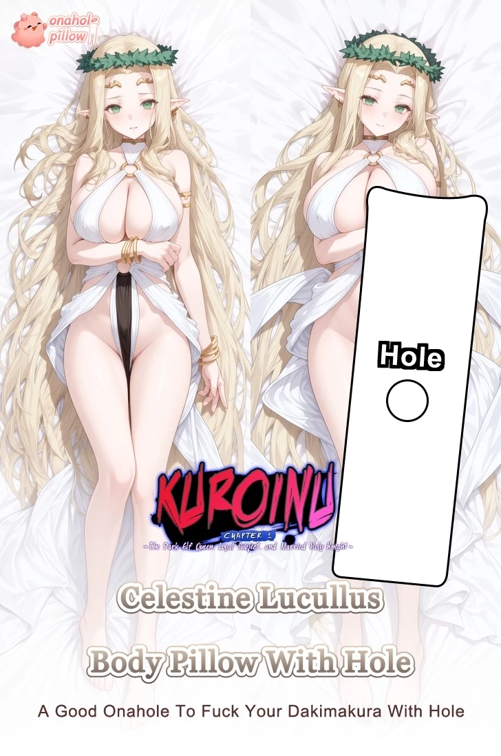 Celestine Lucullus Kuroinu Full Body Onahole Dakimakura Life Size Cushion