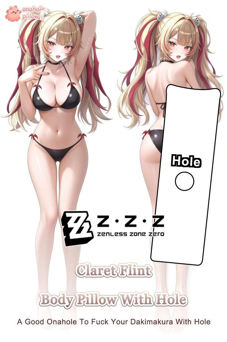 Claret Flint Zenless Zone Zero Fuckable Full Body Pillow Life Size Cushion