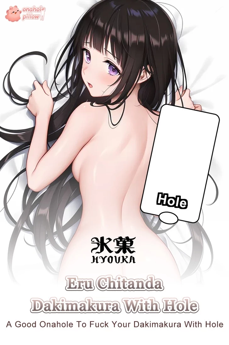 Eru Chitanda Hyouka Half Size Onahole Body Pillow Soft 2WAY Fabric