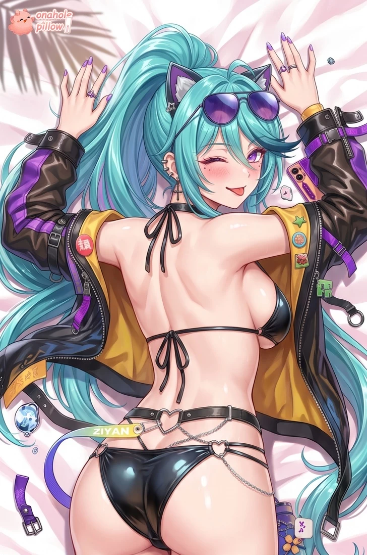 Tupo VTuber Half Body Onahole Torso Cushion for Anime Fans