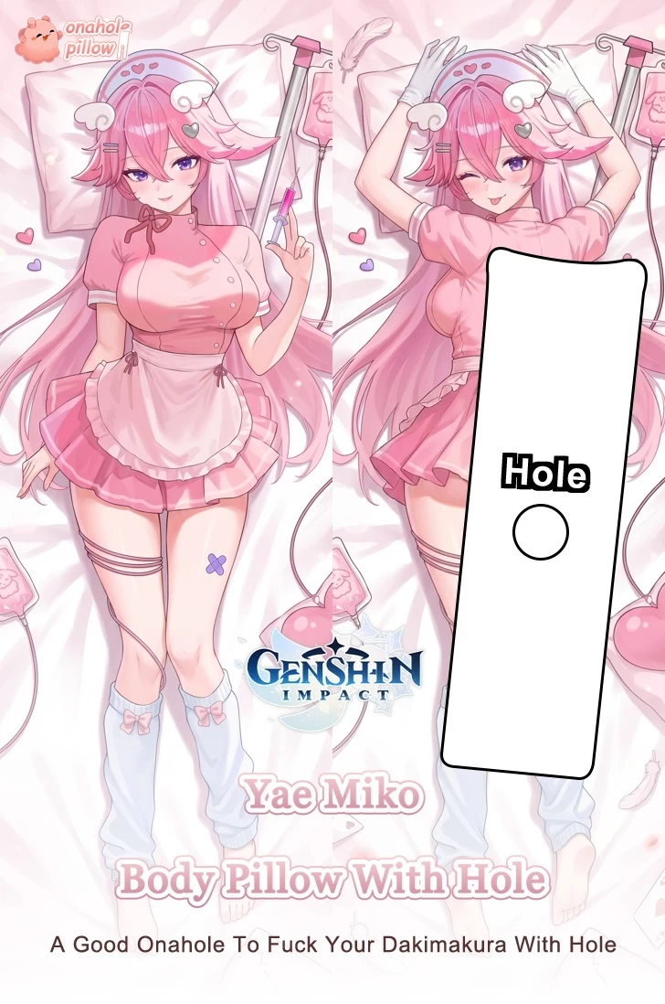 Yae Miko Genshin Impact Life Size Fuckable Body Pillow Otaku Hugging Cushion
