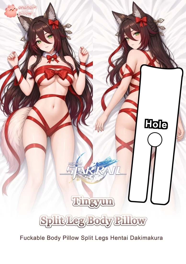 Tingyun Honkai Star Rail Split Leg Thigh Support Pillow with Hole