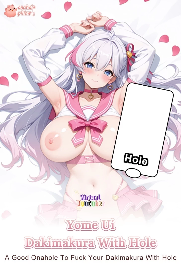 Yome Ui VTuber Half Size Onahole Body Pillow Torso Artwork Design