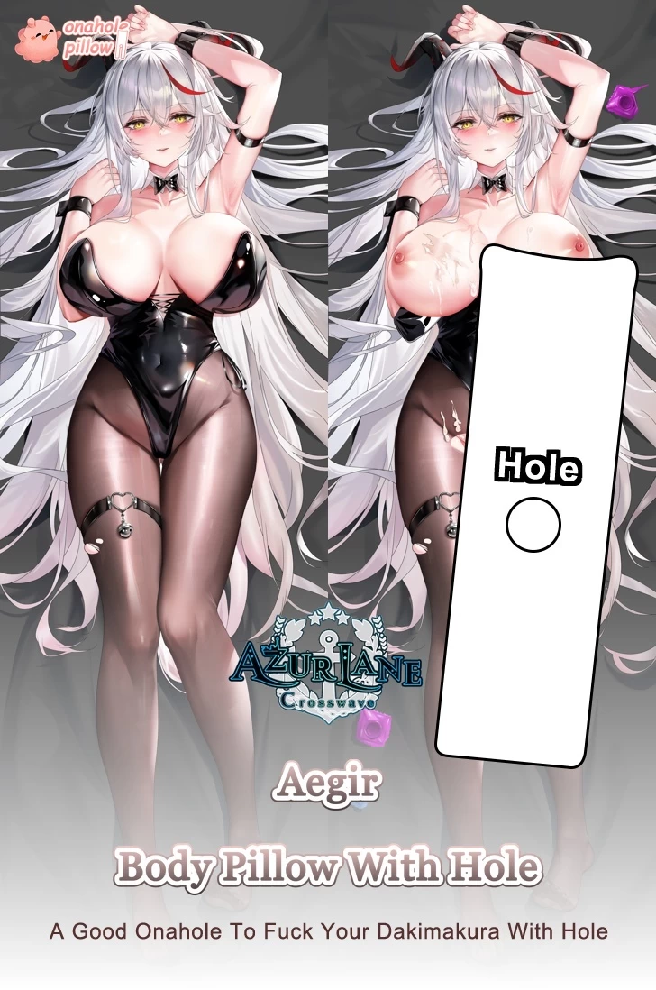Aegir Azur Lane Full Body Anime Pillow with Hole Otaku Hugging Cushion