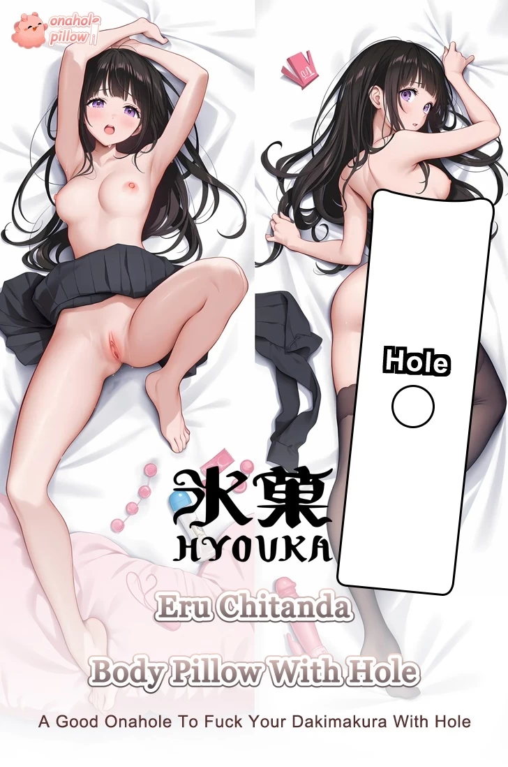Eru Chitanda Hyouka Full Length Onahole Dakimakura Soft 2WAY Fabric