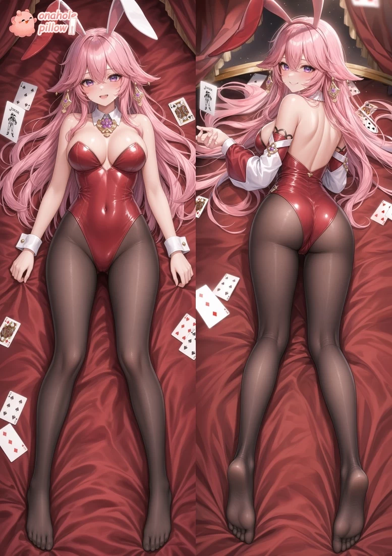 Yae Miko Genshin Impact Split Leg Thigh Support Pillow Anime Girlfriend Design