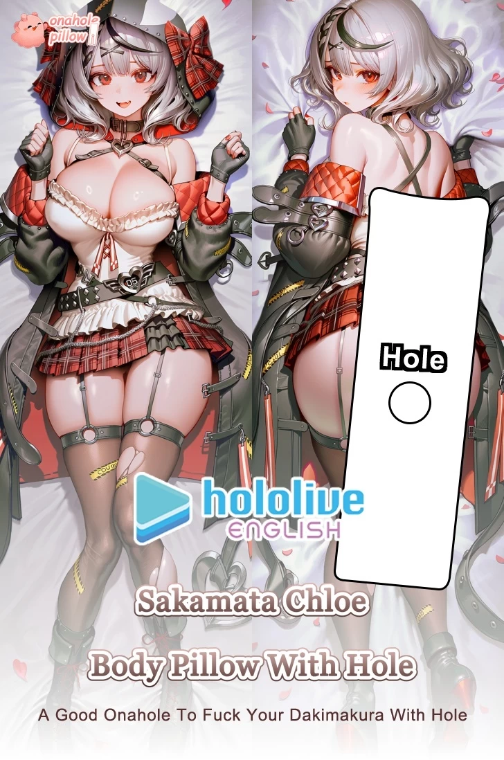 Sakamata Chloe Hololive Full Length Onahole Dakimakura Anime Waifu Design