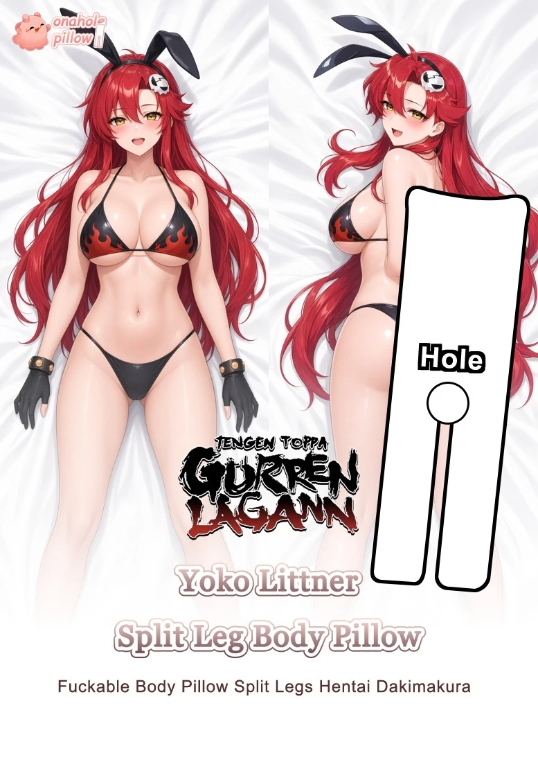 Yoko Littner Gurren Lagann Open Leg Anime Body Pillow for Anime Fans
