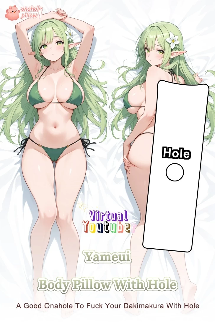 Yameui VTuber Full Size Onahole Body Pillow Soft 2WAY Fabric