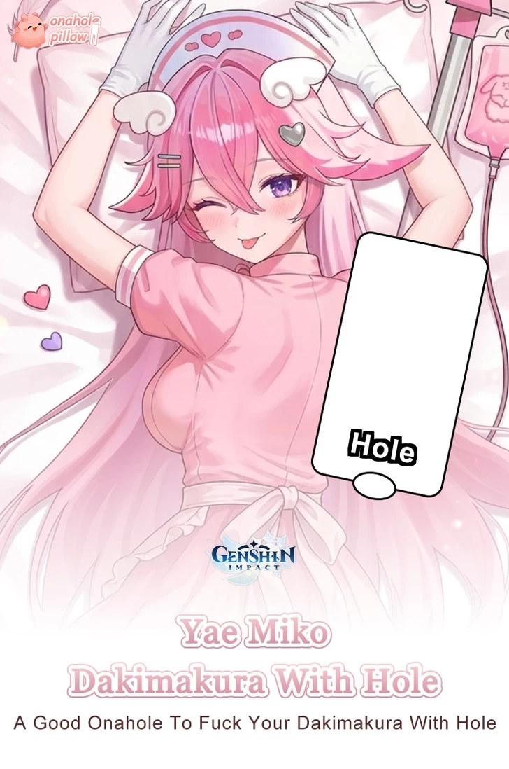 Yae Miko Genshin Impact Half Size Onahole Body Pillow for Anime Fans