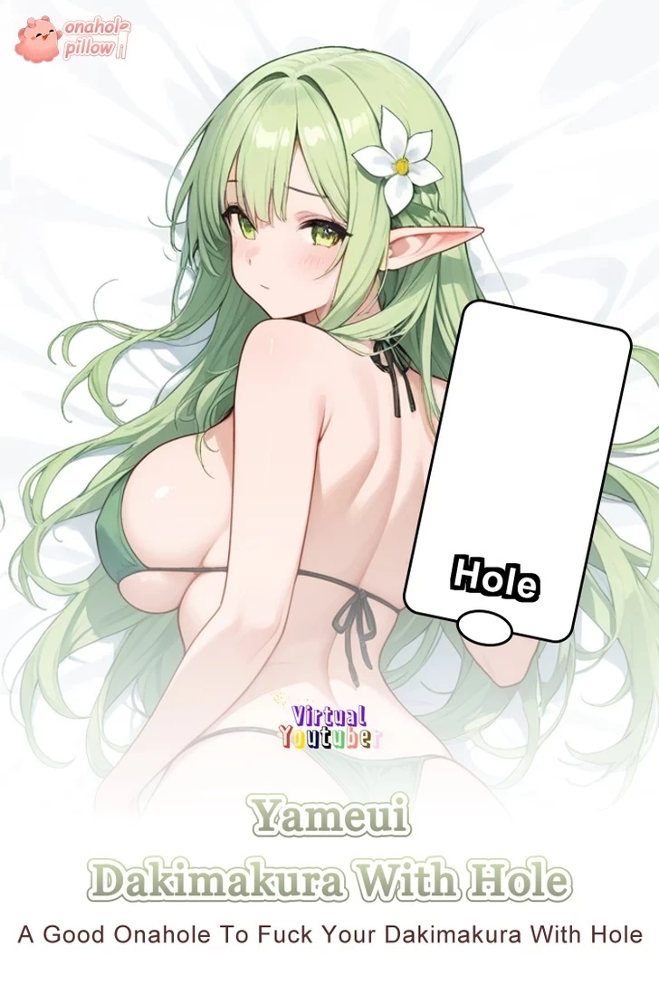 Yameui VTuber Half Body Anime Torso Pillow Anime Character Design