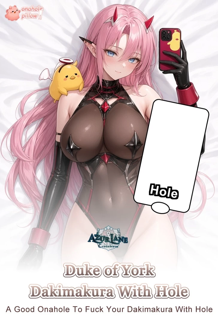 Duke of York Azur Lane Half Body Dakimakura with Hole Anime Character Design
