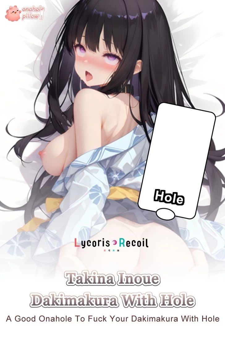 Takina Inoue Lycoris Recoil Half Body Anime Torso Pillow Torso Artwork Design