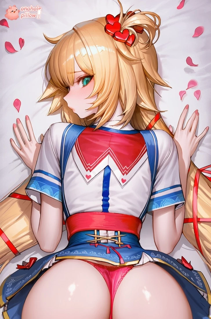 Akai Haato VTuber Half Body Onahole Torso Cushion Compact Size