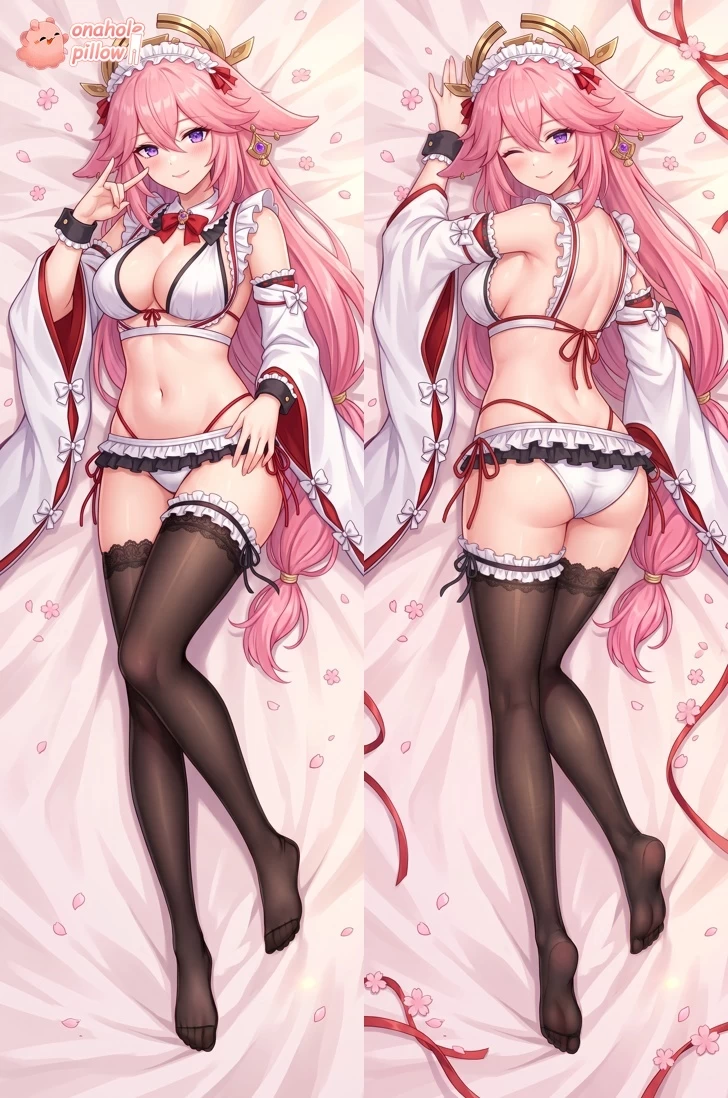 Yae Miko Genshin Impact Full Size Fuckable Body Pillow Adult Anime Collectible