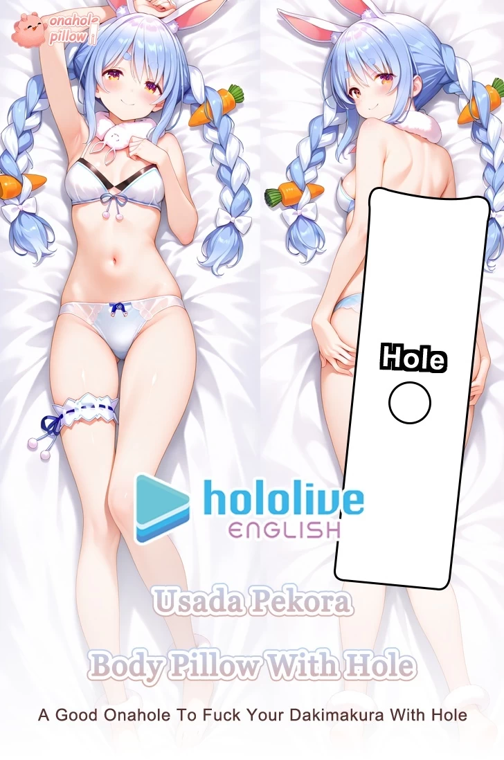 Usada Pekora Hololive Full Body Anime Pillow with Hole Anime Girlfriend Design