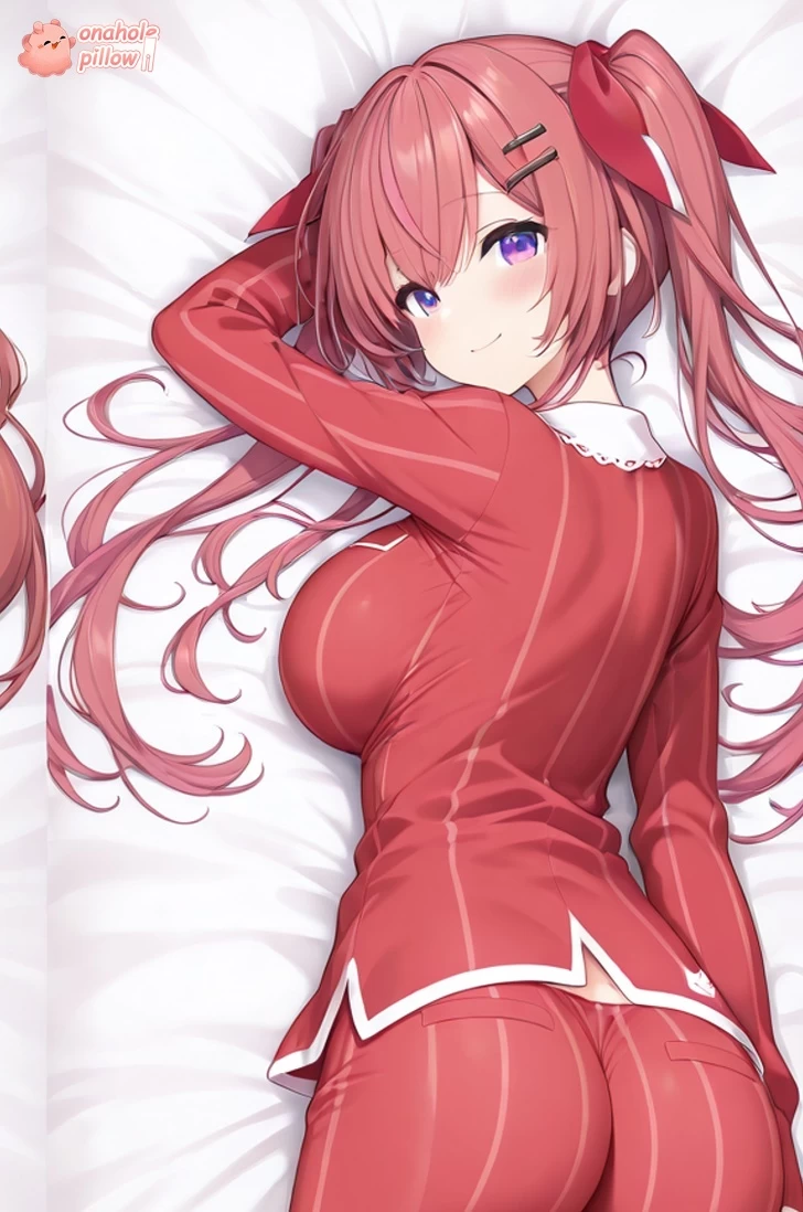 Kotonoha Akane VTuber Half Body Torso Pillow with Hole Anime Girlfriend Design