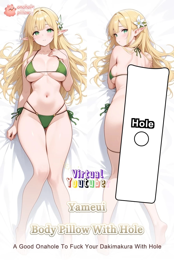 Yameui VTuber Full Length Onahole Dakimakura Anime Character Design