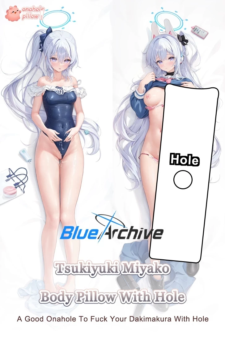 Tsukiyuki Miyako Blue Archive Full Size Onahole Body Pillow with Inner Pillow Options