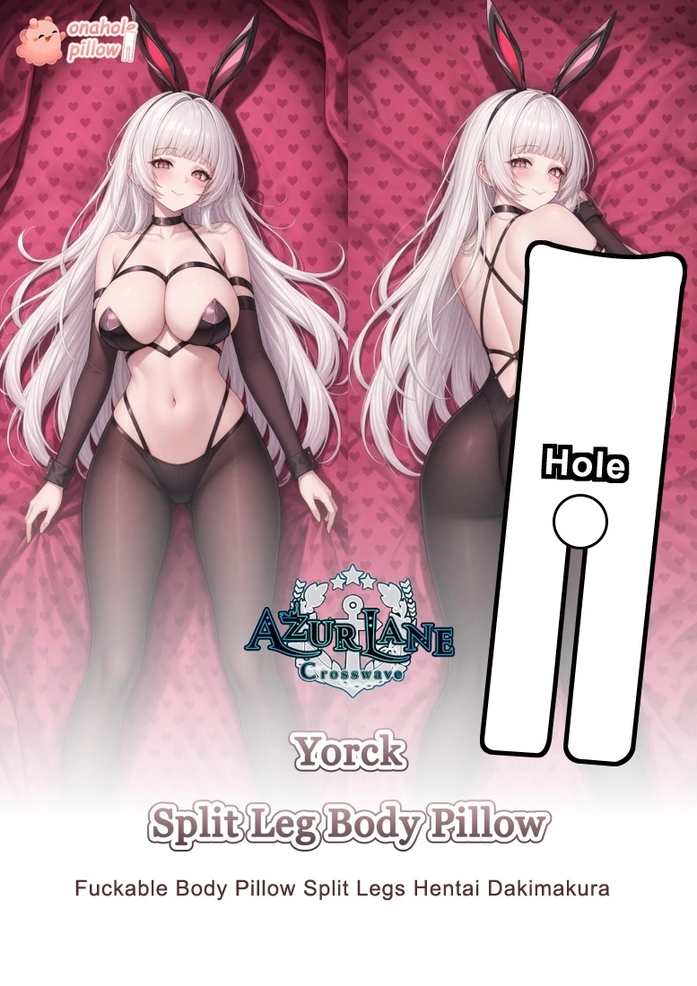Yorck Azur Lane Between Legs Body Pillow with Hole for Anime Fans