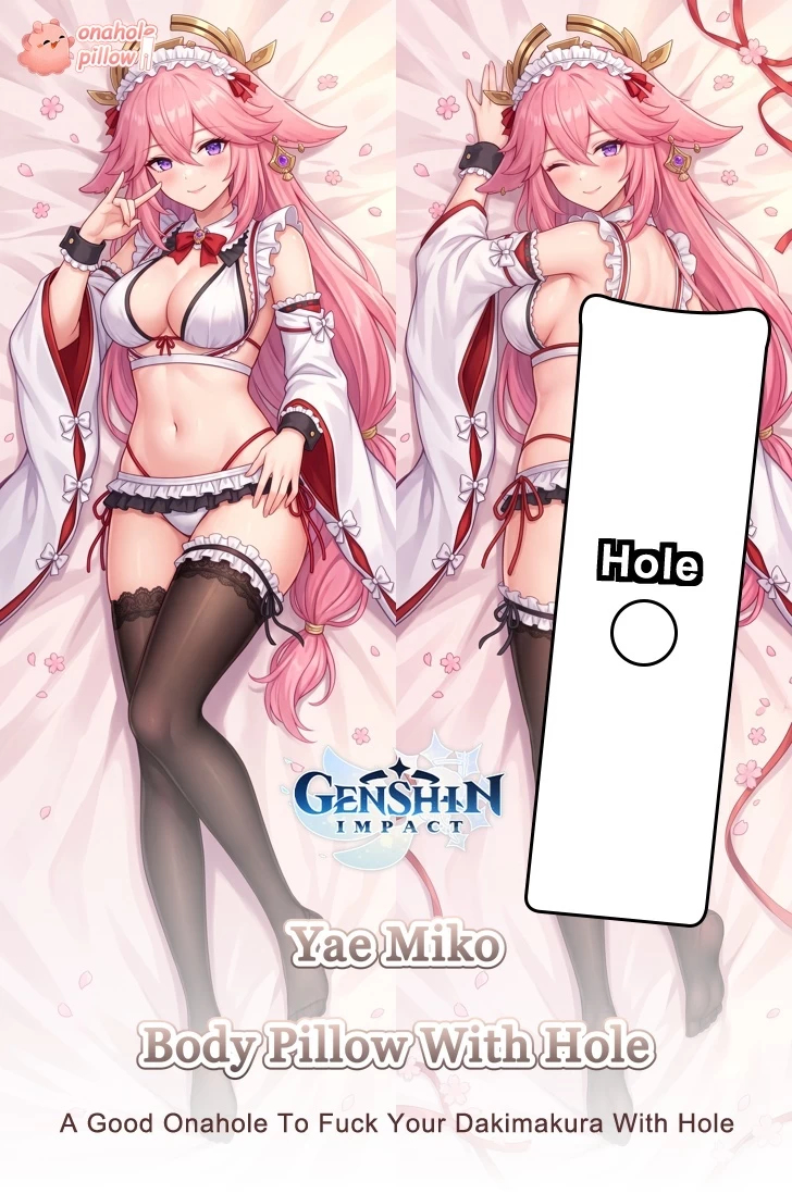 Yae Miko Genshin Impact Full Size Fuckable Body Pillow Adult Anime Collectible