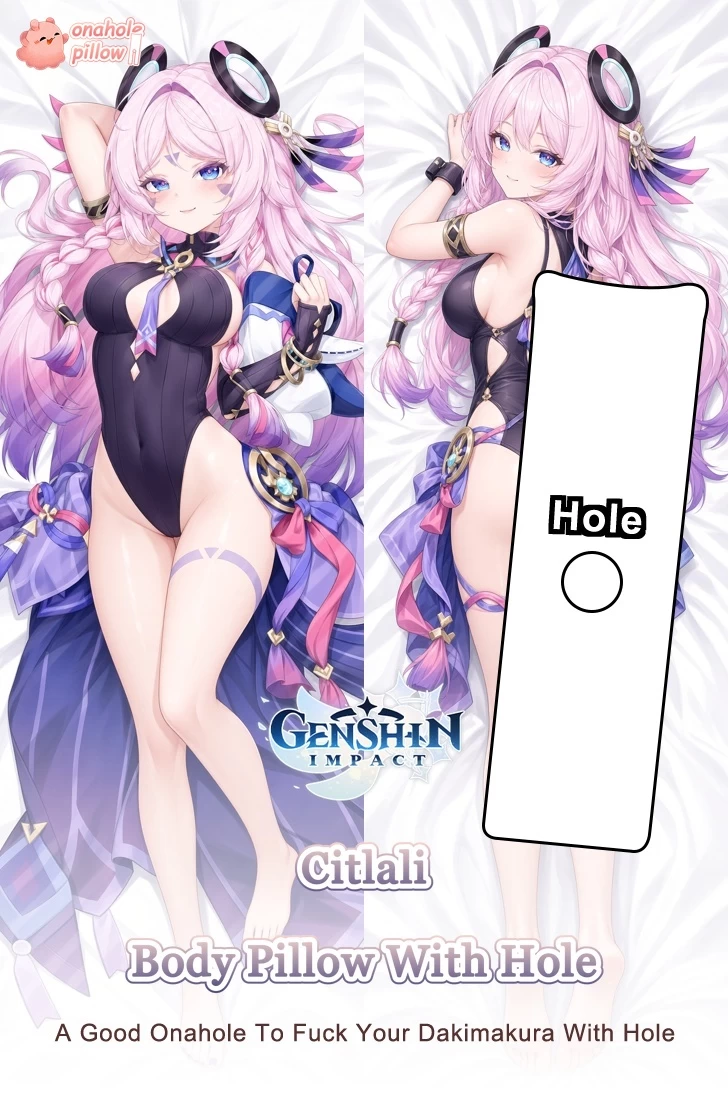 Citlali Genshin Impact Full Body Pillow with Center Hole with Front and Back Print