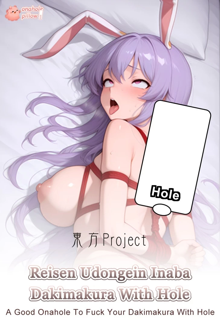 Reisen Udongein Inaba Touhou Project Half Body Fuckable Torso Pillow with Front and Back Print