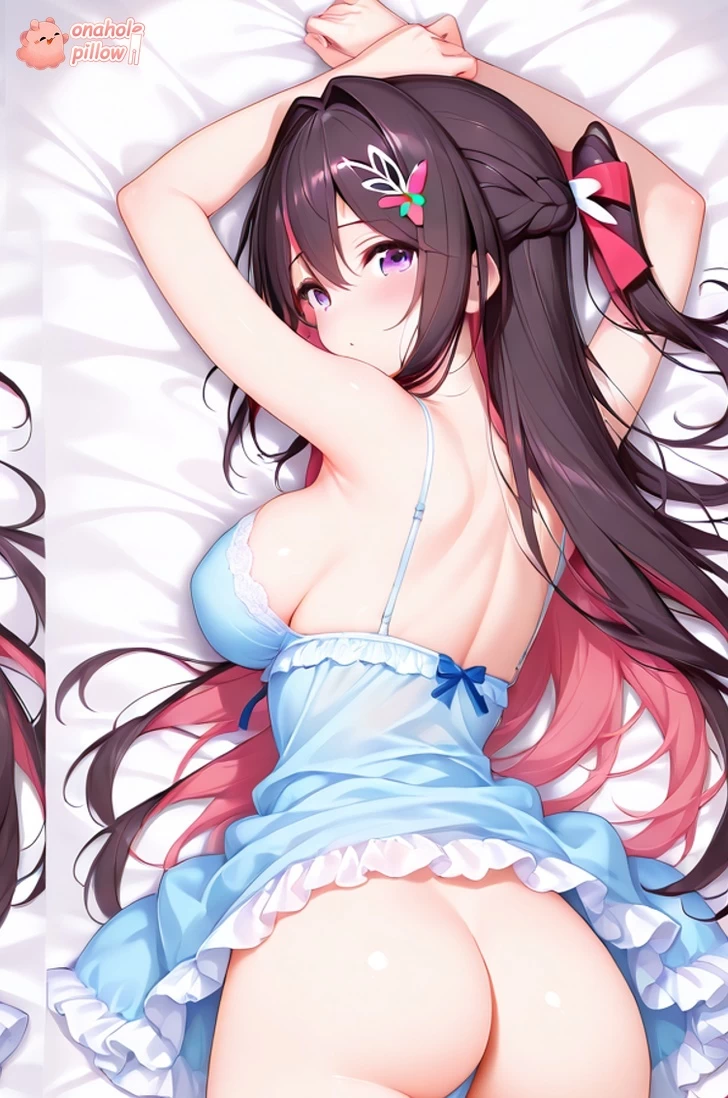 AZKi VTuber Half Body Onahole Dakimakura with Inner Pillow Options