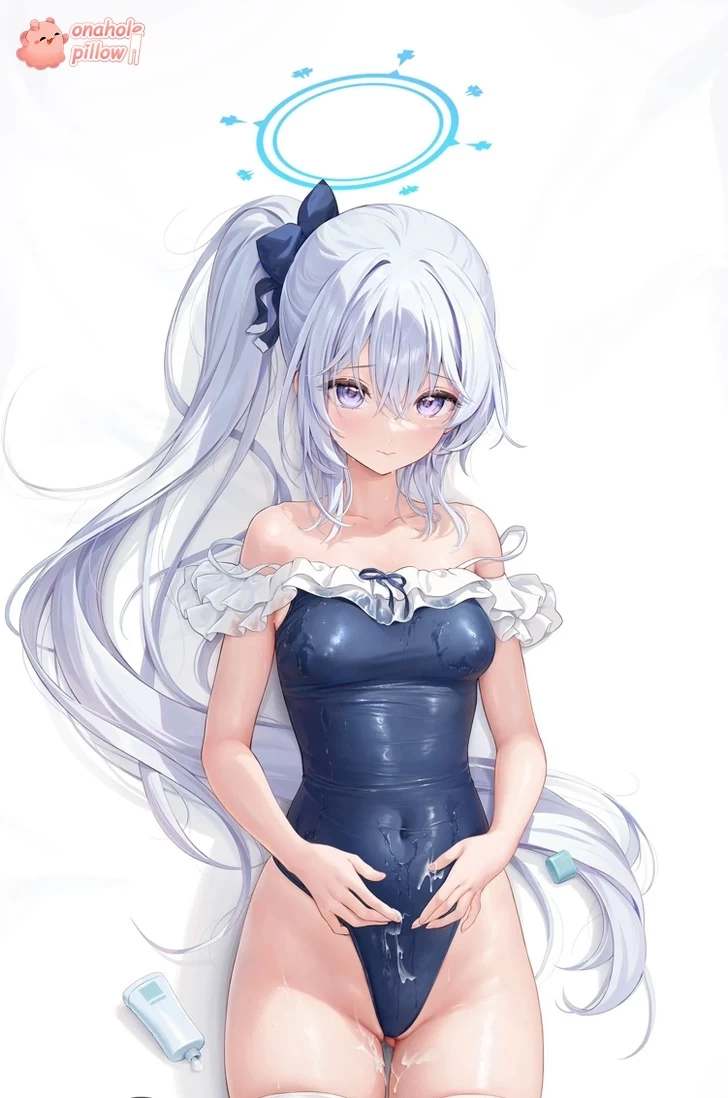 Tsukiyuki Miyako Blue Archive Half Body Fuckable Torso Pillow Torso Artwork Design