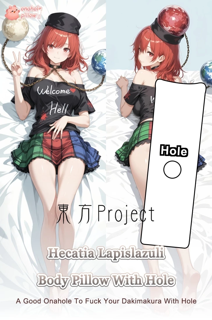 Hecatia Lapislazuli Touhou Project Full Length Onahole Dakimakura 50 x 150 cm Size