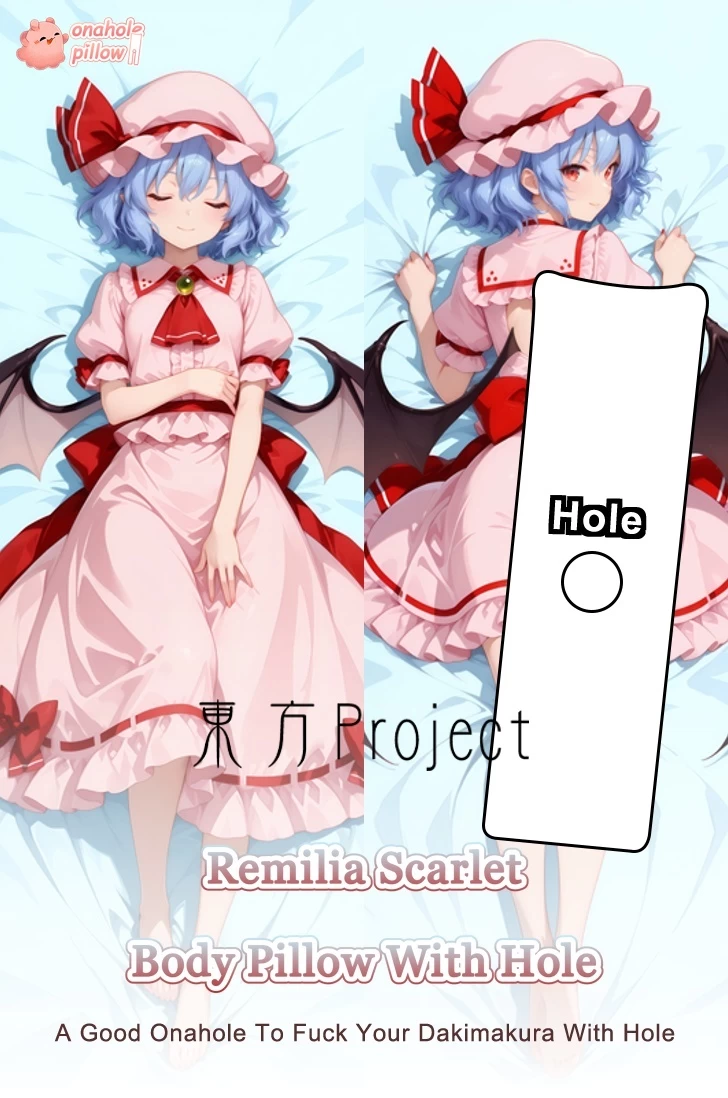 Remilia Scarlet Touhou Project Life Size Fuckable Body Pillow Machine Washable Cover