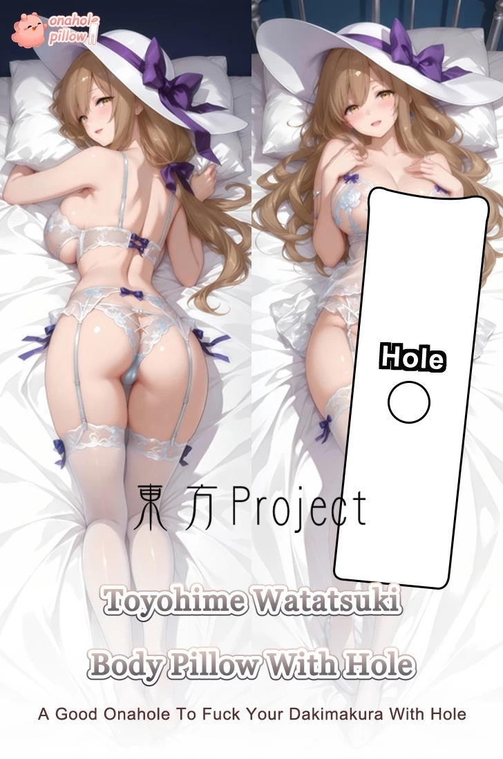 Toyohime Watatsuki Touhou Project Full Body Dakimakura with Hole Fade Resistant Print