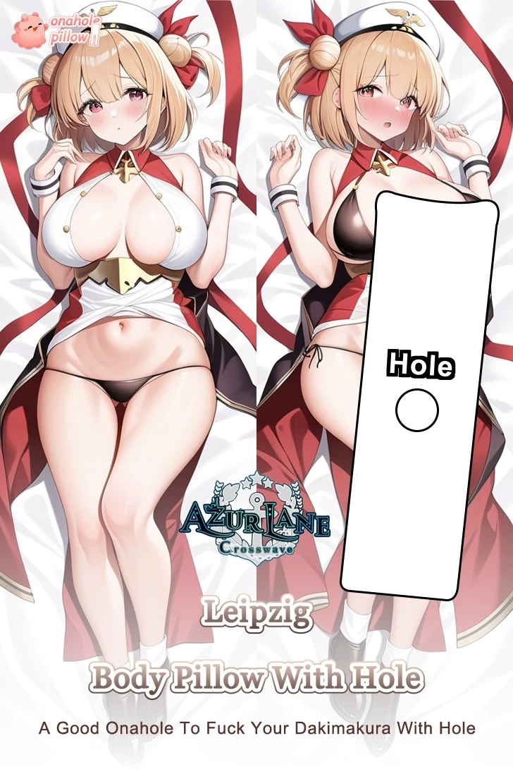 Leipzig Azur Lane Full Body Onahole Dakimakura Waifu Pillow Case