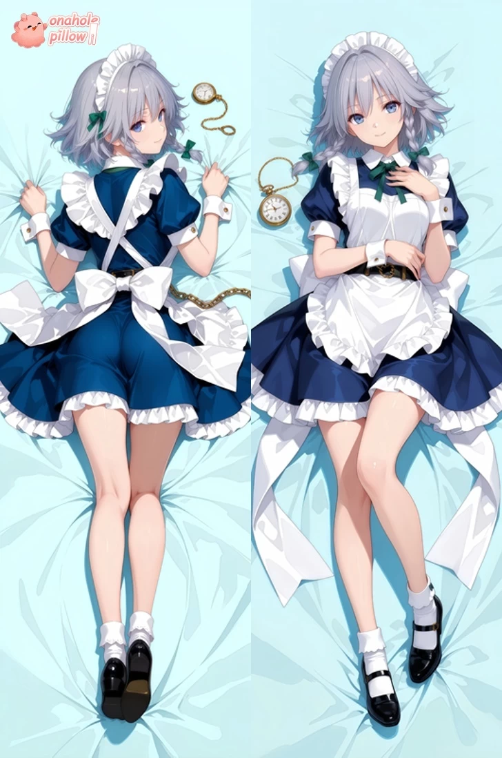 Sakuya Izayoi Touhou Project Full Body Onahole Dakimakura Life Size Cushion