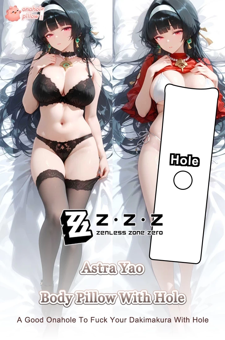Astra Yao Zenless Zone Zero Full Body Pillow with Center Hole with Inflatable Inner