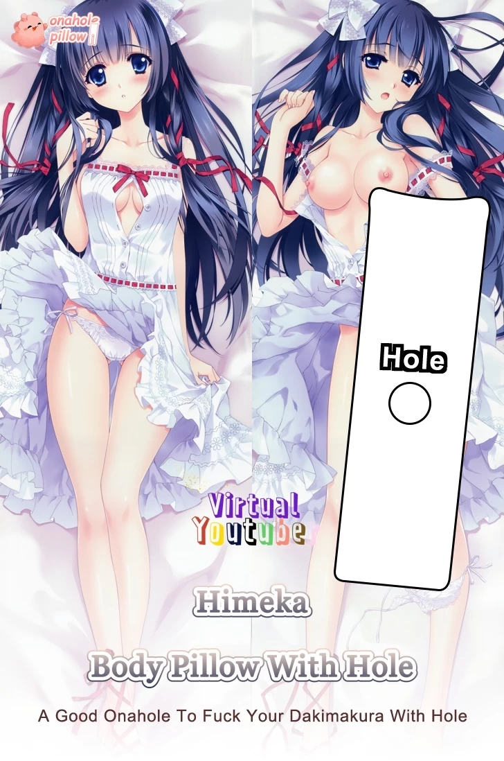 Himeka VTuber Full Body Fuckable Dakimakura with Hole for Otaku Collectors