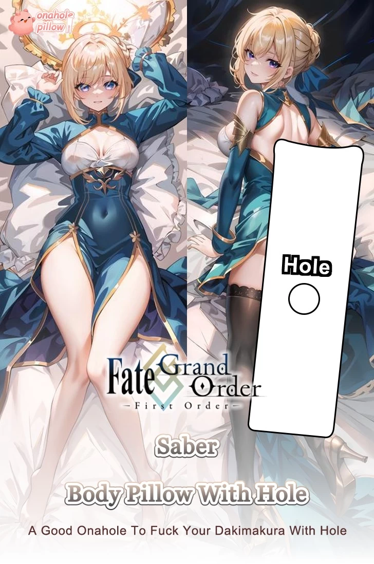 Saber Fate Full Size Fuckable Body Pillow Fade Resistant Print