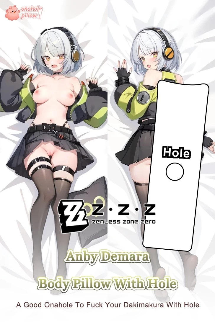 Anby Demara Zenless Zone Zero Full Body Fuckable Dakimakura with Hole Character Fan Gift